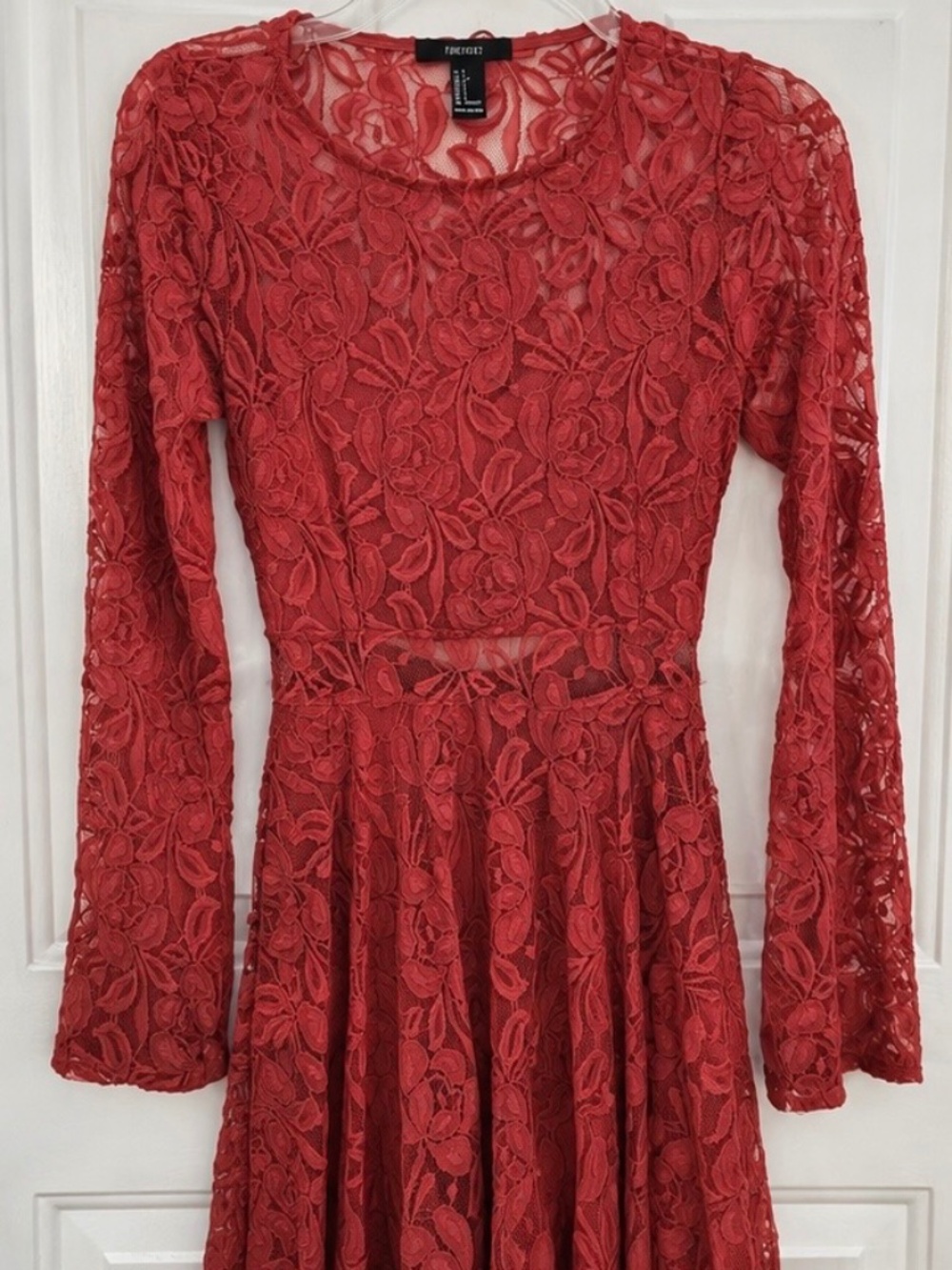 Forever 21 Rust Lace Dress